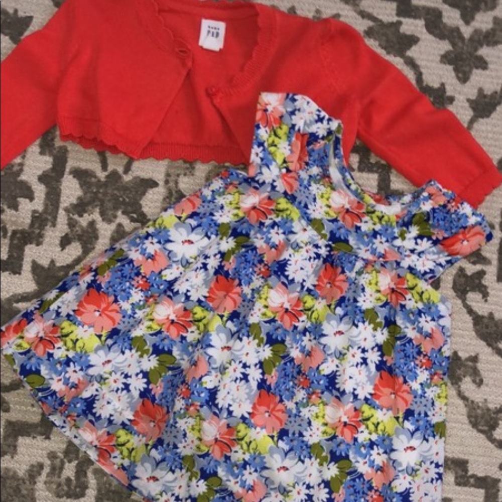Baby Gap Dress & Sweater Set